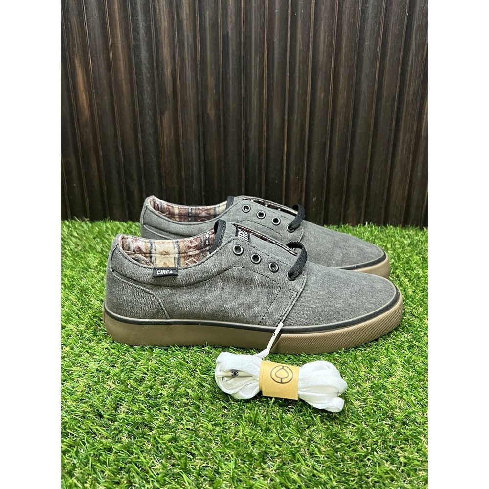 Size‎ 6.5 - CIRCA Drifter Mens Charcoal Gray DISCONTINUED SKATE SHOES